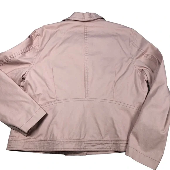 Boden Wren Biker pink milkshake Jacket size 14 - Picture 4 of 10